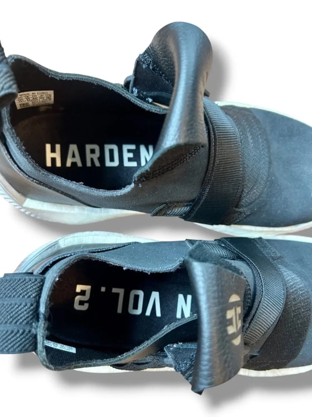 Adidas Harden Vol. 2 Mens Basketball Shoes Size 11.5 Black Boost Midsole
